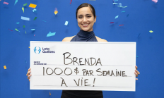 加拿大20岁女孩中大奖后选择每周领钱：每次1000块 能领到终身