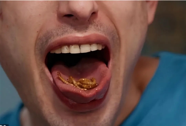 美国男子每天吃虫100只 只因享受虫子在嘴里蠕动的感觉